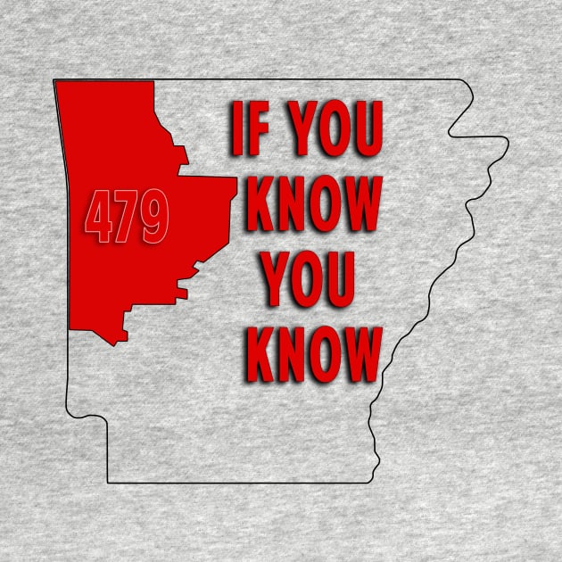 479 Area Code - If you know you know by Arkansas Shop